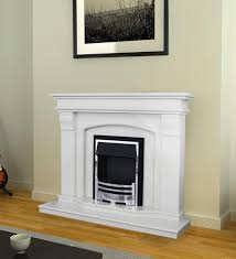 Axon Aspen Polar White Marble Fireplace