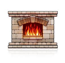 Medieval Fireplace Vector Images