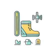 Ski Boots Vector Png Vector Psd And