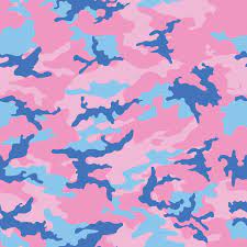 Blue Camouflage Background Texture