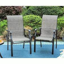 7 Piece Metal Patio Outdoor Dining Set With Slat Table Top And Padded Swivel Rocker Texene Chair