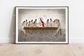 Last Supper Poster Prints Religious