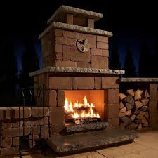 Necessories Compact Outdoor Fireplace Bluestone