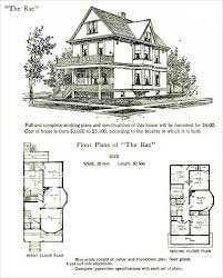 1905 Late Folk Victorian House Plans