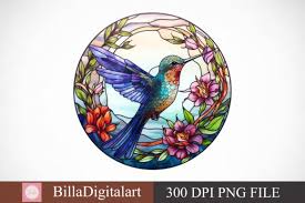 Free Hummingbird Stained Glass Vol 2