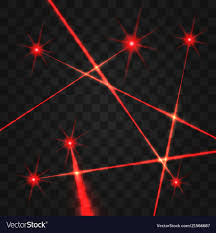 laser beams set royalty free vector