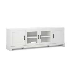 65in White Tv Stand With Storage