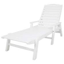 Polywood Nautical White Stackable