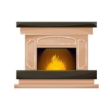 Home Fireplace Hearth Burning Fire