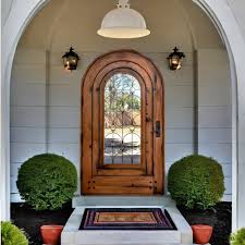 Custom Built Solid Wood Arched Door