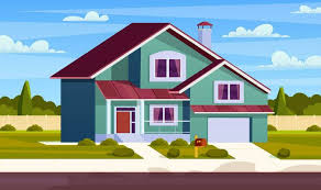 Suburban House Residential Cottage