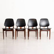 Mid Century Teak Dining Chairs From