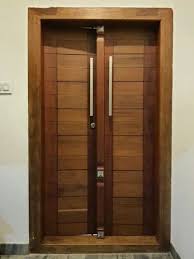 Exterior Malaysian Wooden Double Door