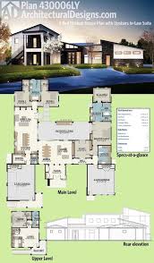 Plan 430006ly 4 Bed Modern House Plan