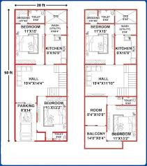 50 House Plan 20x50 Home Design
