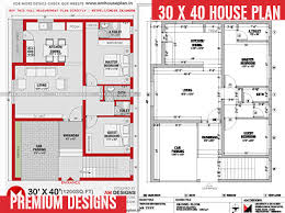 30x40 Feet Modern 2bhk House Plan With