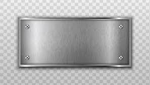 Free Vector Metal Plate Isolated On