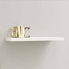 White Mdf Floating Wall Shelf 0191828