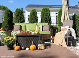 Fall Patio Ideas Outdoor Tour Green