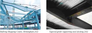 web tapered i section steel beams