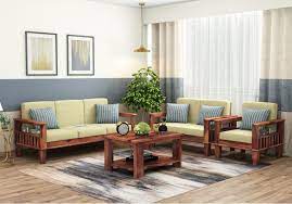 Buy Freshlyn Wooden Sofa Set 3 2 1 Teak