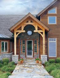 5 welcoming timber frame entrances