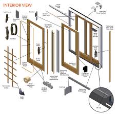 Frenchwood Gliding Patio Door Parts Diagram