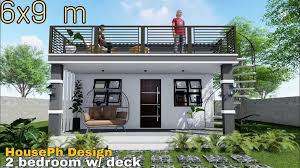 Tiny House Design With Roof Deck 6 X