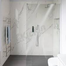 Clear Toughened Glass Bathroom