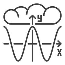 Math Graph Vector Concept Linear Icon