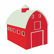 Premium Vector Wooden Red Barn Icon