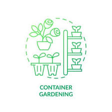 Container Gardening Green Gradient