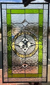 Stained Glass Window Panel Clear Glass