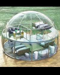 Transpa Glass Dome House