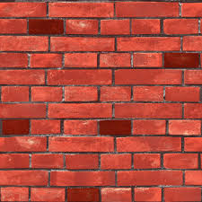 Washable Red Brick Wallpaper Imitation