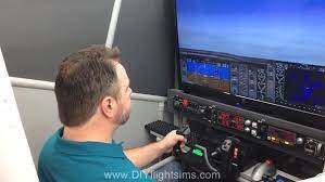 Flight Simulator Instrument Panel