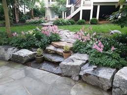 Landscape Spaces With Steps And Walkways