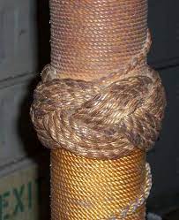 Basement Pole Knot Wrap