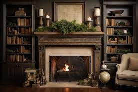 Cozy Fireplace Mantel Decor Interior Design