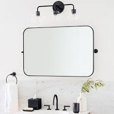 Metal Frame Pivot Mirror Landscape