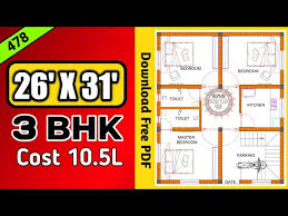 House Plan With 3 Bhk Design