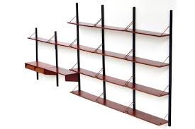 Wall Shelving System In Teak With