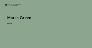 Marsh Green Color 8ba58f The