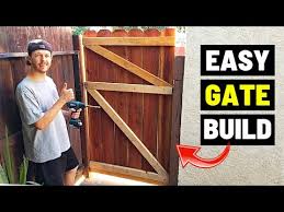 How To Build A Gate For A Wooden Fence
