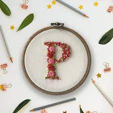 Embroidered Fl Initial