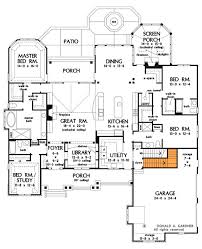 Ranch House Plan With Screened Porch