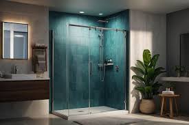 Modern Bathroom With A Frameless Shower