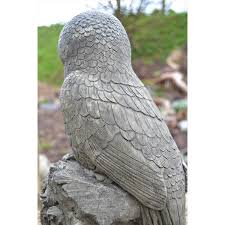 Sean The Tawny Owl Stone Garden Ornament
