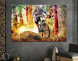 Mtb Mountain Bike Wall Art