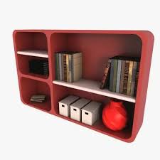 3d Model Modern Bookshelf Buy Now